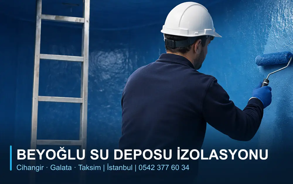 Beyoğlu Su Deposu İzolasyonu - Cihangir, Galata, Taksim (hizmet görseli)